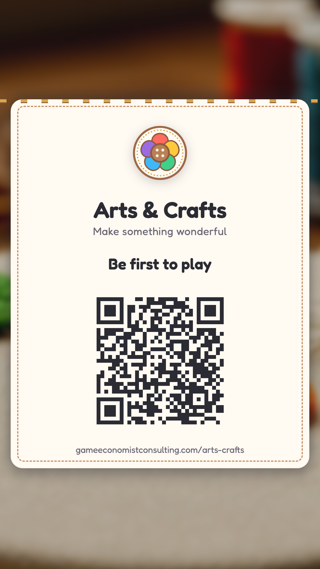 Arts & Crafts — a cosy crafting game. Make something wonderful.