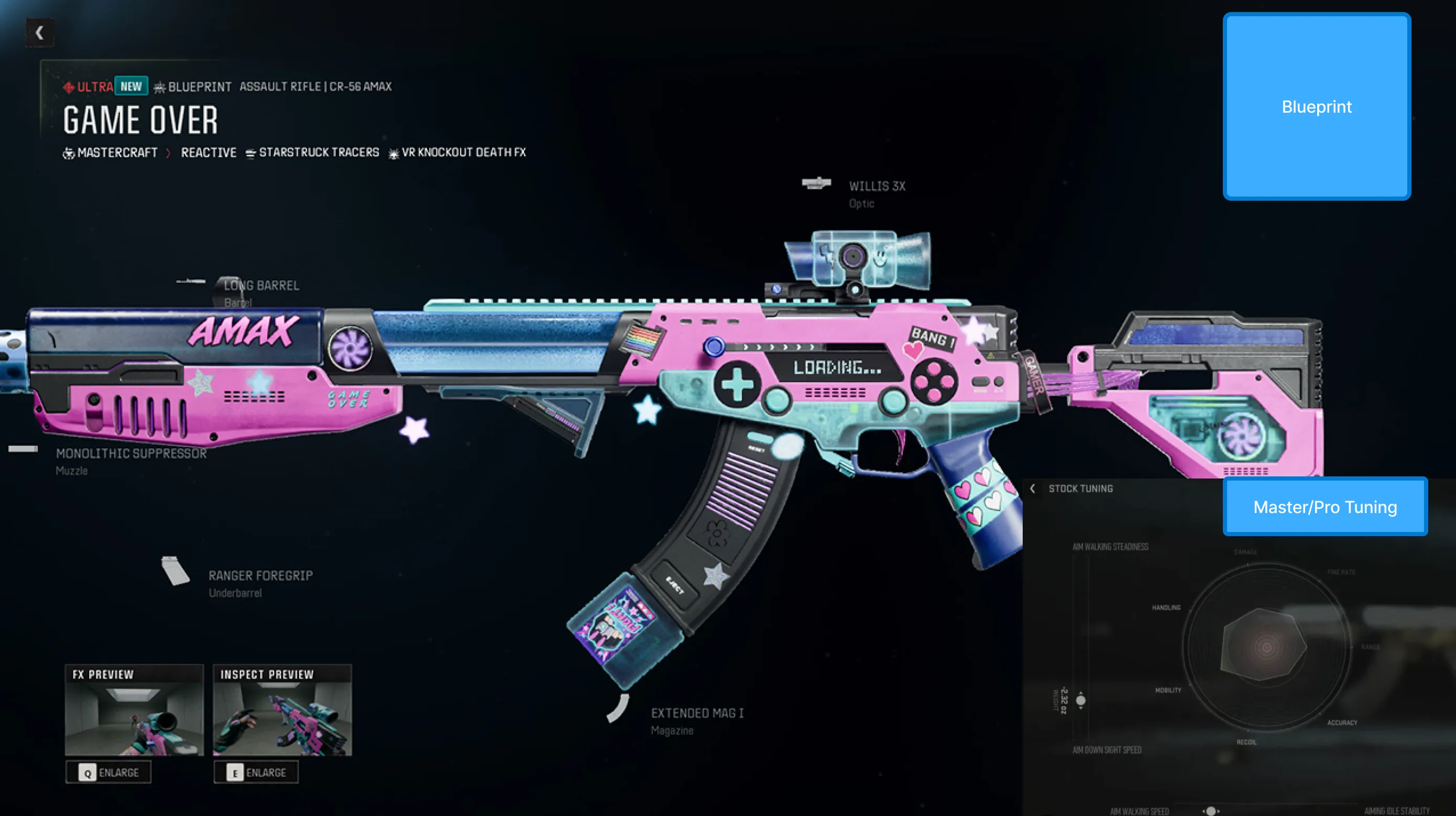 Call of Duty blueprint system